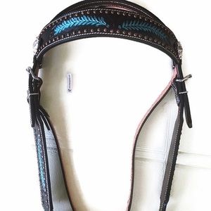 Horse tack Western Natural Rawhide Headstall